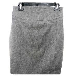 Express Grey Pencil Skirt